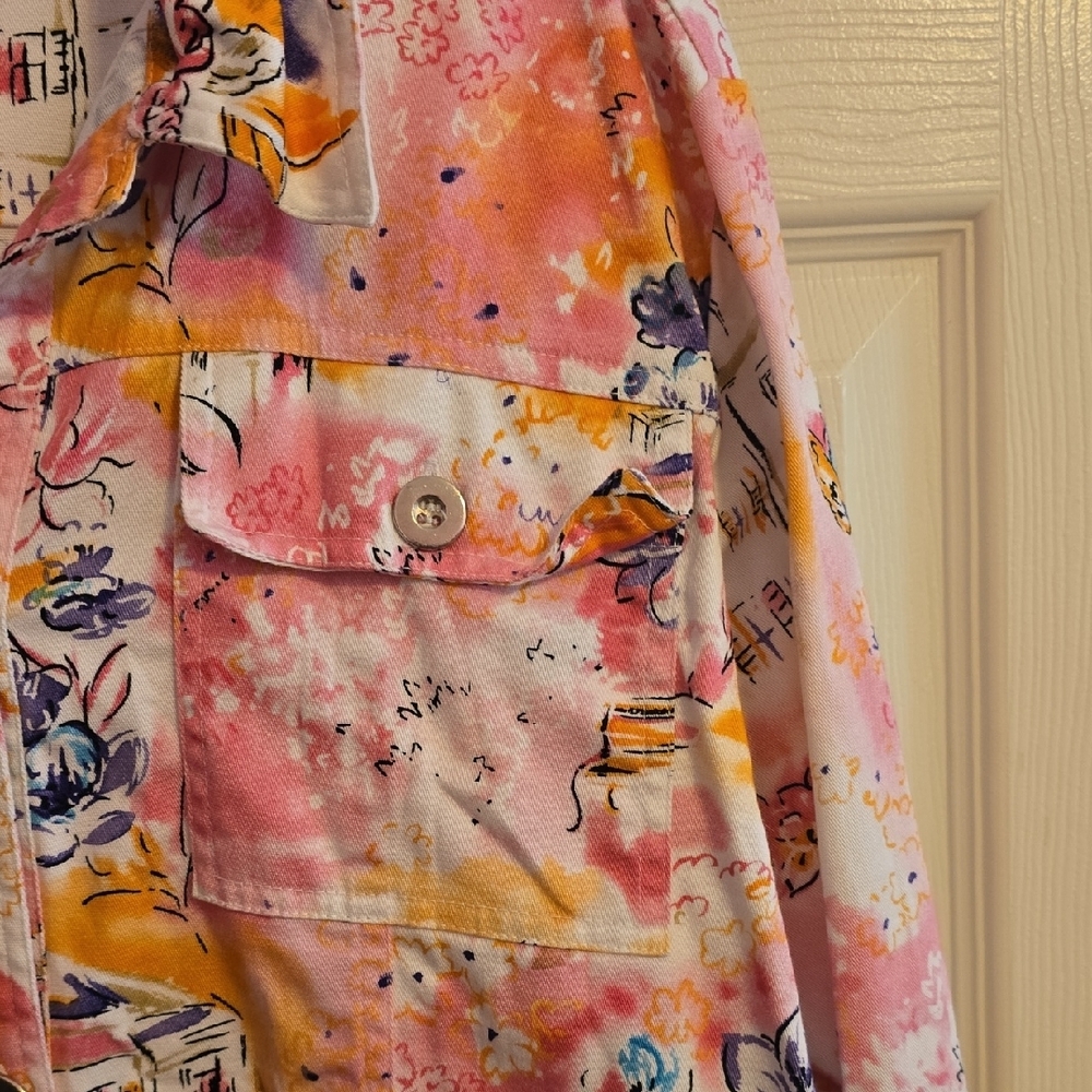 LH‎ Sport Floral Button-Up Shirt - Picture 5 of 6